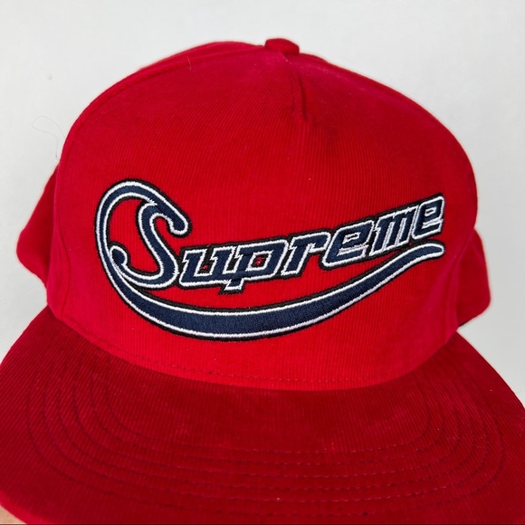 Supreme Metallic Logo Swoosh Baseball Hat - Picture 3 of 7